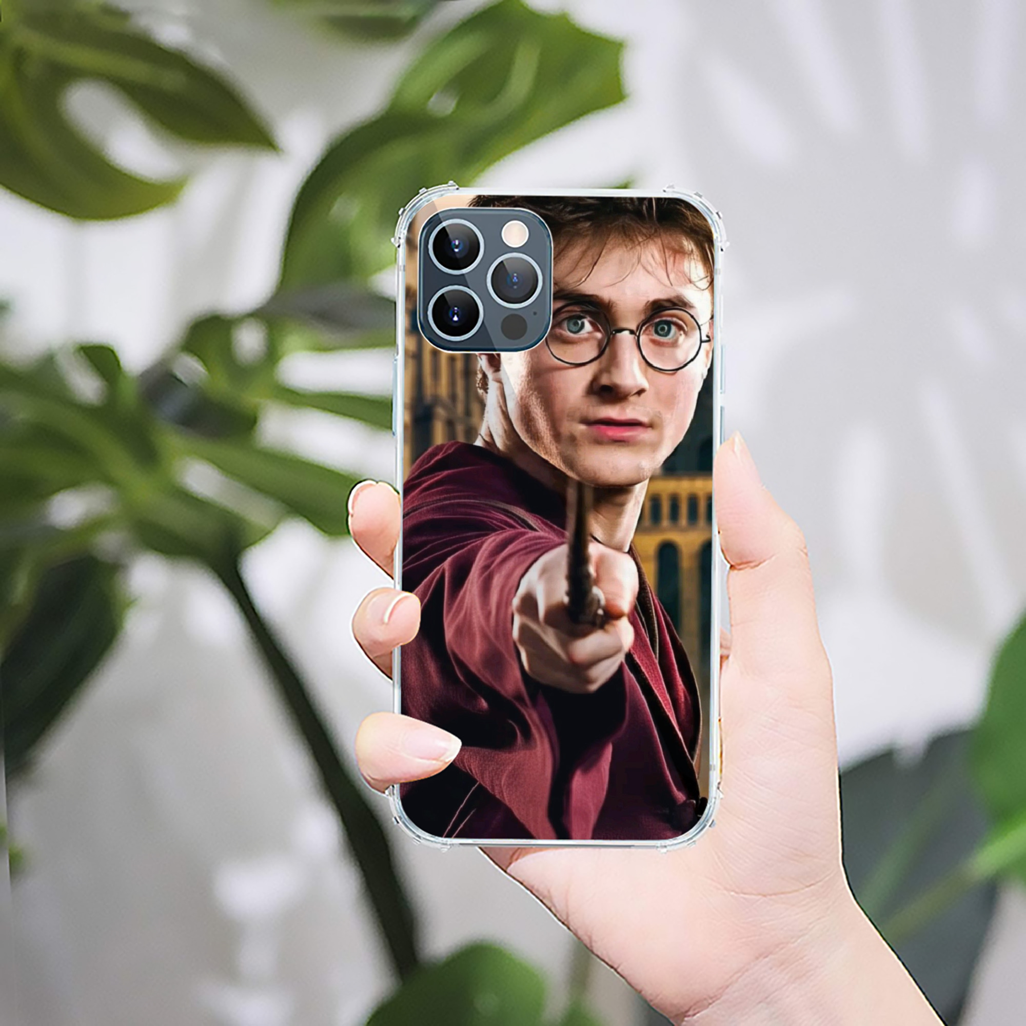 （画像用） Harry Potter ハリー・ポッターシリーズ 【iPhone 12シリーズ対応】透明スマホケース（クリアソフトケース）